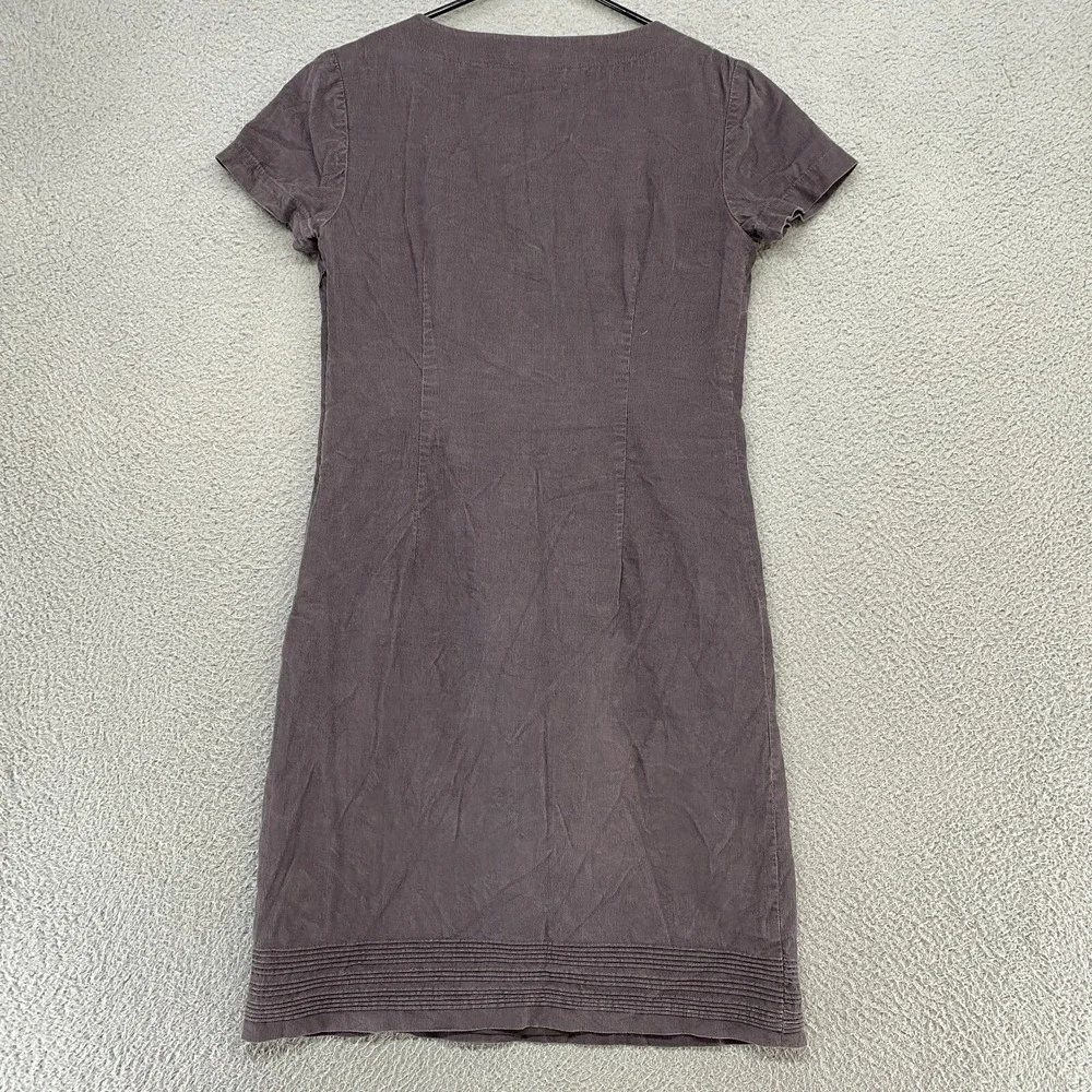 Boden Dress Womens 4 Corduroy Short Sleeve Cotton Y2K Sheath Lightweight‎